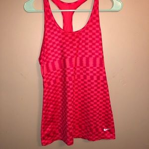 Red Nike drift workout tank